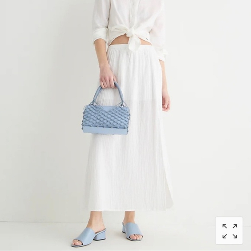 J Crew Side-Slit Soft Gauze Maxi Skirt Size XL